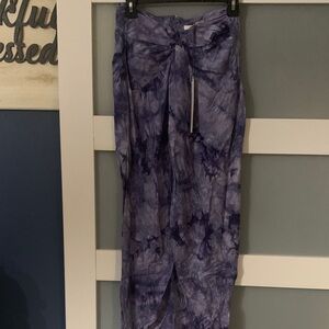 Mustard Seed Purple Tie-Dye Skirt